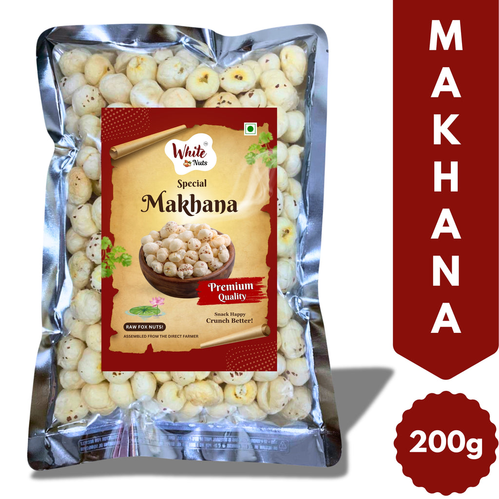 White Nuts Premium Phool Makhana 200 gm